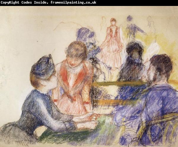 Pierre Renoir At the Moulin de la Galette